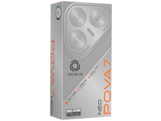 Смартфон Tecno POVA 7 Neo 8/256Gb Silver
